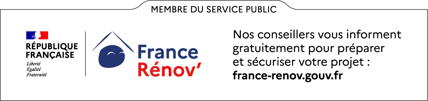 Nos conseillers vous informent gratuitement pour préarer et sécuriser votre projet : france-renov.gouv.fr
